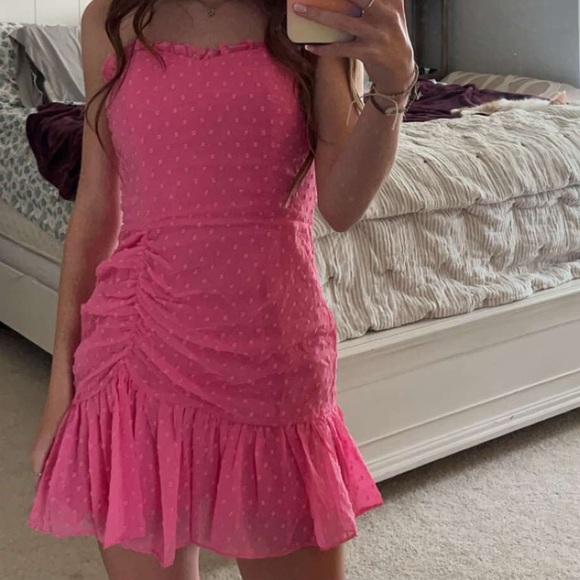 Hello molly pink strapless dress - Picture 2 of 2